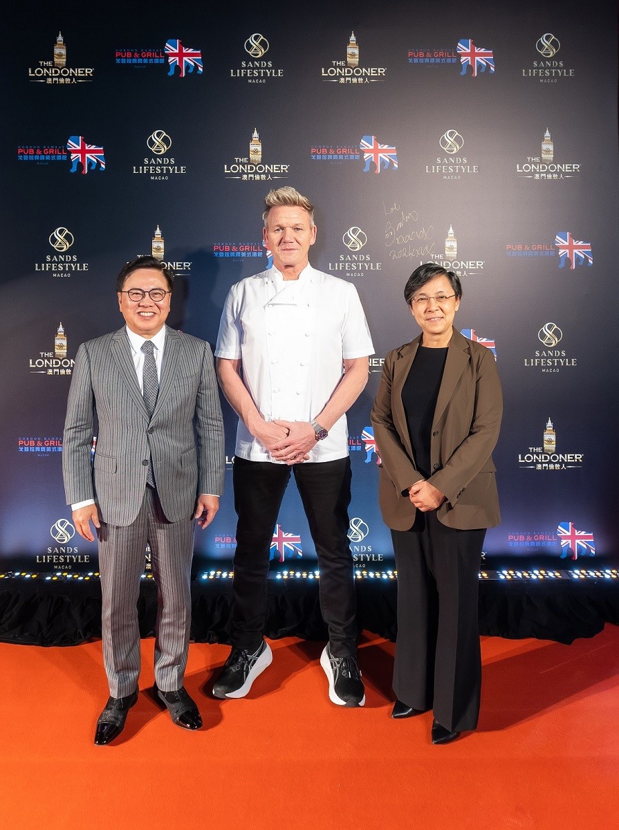傳奇星廚Gordon Ramsay到訪(fǎng)澳門(mén)倫敦人“戈登拉姆齊英式酒吧”